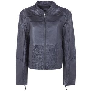 Daily Paper Men "Structured" Leather Jacket